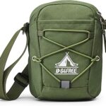 Un petit sac messager avec une longue bandoulière qui traverse le corps