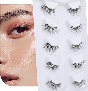 Demi-cils moelleux et vaporeux, bande de faux-cils clairs et naturels, paquet de 5 paires. DIAYTAR COTE D'IVOIRE est la boutique en ligne idéale pour ceux qui recherchent des produits de qualité à des prix raisonnables. Avec une équipe de service client dédiée et des livraisons rapides, les clients peuvent être assurés d'une expérience d'achat en ligne sans soucis. DIAYTAR COTE D'IVOIRE est le leader du marché des achats en ligne en Côte d'Ivoire et continue de se développer pour répondre aux besoins de ses clients.
