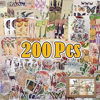 200 autocollants de scrapbooking vintage, dont 80 autocollants de scrapbooking et 120 papiers de scrapbooking, fournitures de scrapbooking et de journal intime. DIAYTAR COTE D'IVOIRE est une boutique en ligne qui propose des produits de qualité à des prix compétitifs. La boutique est équipée d'un système de gestion de stock pour assurer la disponibilité des produits et propose des promotions et des réductions régulières pour fidéliser ses clients. La boutique en ligne est accessible 24h/24 et 7j/7 pour permettre aux clients de faire des achats à tout moment.