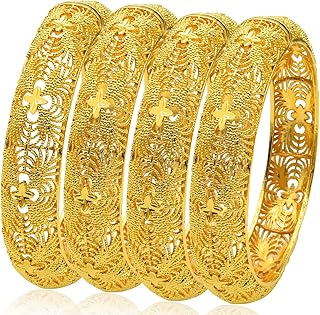 Bracelets en or de dubaï pour femmes, bracelets de mariage indiens et africains, bijoux de mariage éthiopiens plaqués or 18 carats. DIAYTAR COTE D'IVOIRE est une plateforme de commerce électronique qui vise à rendre l'expérience d'achat en ligne la plus pratique et la plus économique possible pour les Ivoiriens. La boutique se distingue par son offre massive de produits de qualité, son service client réactif et ses conditions de livraison flexibles. Les clients bénéficient également de conseils d'achat personnalisés.