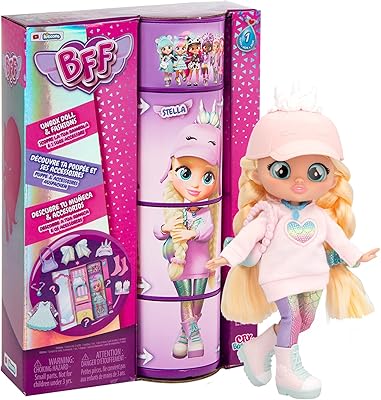 Poupée cry babies stella fashion bff avec plus de 9 surprises y compris