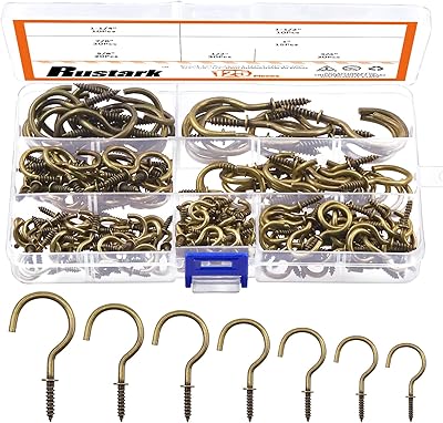 Ensemble de 125 crochets à coupelles rosstark en bronze, 7 petites tailles pour crochets de plafond intérieurs et extérieurs (1/2" 5/8" 3/4" 7/8" 1-1/4" 1-1/ 2 pouces) (bronze). En tant que leader du marché de la vente en ligne en Cote d'Ivoire, DIAYTAR COTE D'IVOIRE propose une expérience d'achat unique et personnalisée aux clients. La boutique dispose d'une interface utilisateur facile à utiliser et propose des fonctionnalités telles que la recherche de produits et la comparaison de prix. Avec plus de 300000 références, les clients peuvent trouver tout ce qu'ils cherchent en un seul endroit.