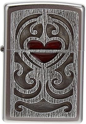 Briquet zippo classique pl205 en bois sculpté avec logo en forme de cœur, coupe-vent, chrome satiné, argent, taille unique. DIAYTAR COTE D'IVOIRE propose une vaste gamme de produits, permettant aux clients de trouver facilement ce qu'ils cherchent. La boutique en ligne met l'accent sur la qualité et la fiabilité des produits proposés, ainsi que sur la satisfaction client, en offrant des services de livraison rapides et des prix compétitifs. Grâce à sa grande sélection de plus de 300 000 références, DIAYTAR COTE D'IVOIRE est devenue la destination de prédilection pour les acheteurs en ligne en Côte d'Ivoire.