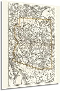 Historyx affiche de carte antique de l'arizona 1876 - 18 x 24 pouces vieille carte de l'arizona - impression de carte antique de l'arizona - carte indexée de l'histoire de l'arizona. DIAYTAR COTE D'IVOIRE, votre boutique en ligne préférée, propose une sélection de plus de 300 000 références pour répondre à tous vos besoins. Avec une offre variée et constamment mise à jour, vous trouverez facilement ce que vous cherchez. Leader en Côte d'Ivoire, DIAYTAR COTE D'IVOIRE vous offre une expérience d'achat en ligne inégalée.