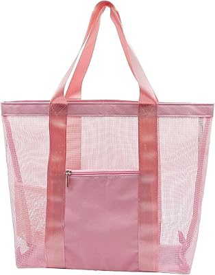 Sac de plage en maille, sac fourre-tout de plage rosequars, sac de jouets de plage léger, imperméable et résistant au sable, sacs de voyage durables pour jouer à la plage. DIAYTAR COTE D'IVOIRE est une boutique en ligne généraliste qui propose plus de 300000 références de produits pour répondre à tous les besoins de ses clients.