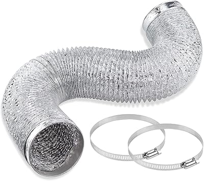 Tuyau d'aération pour sèche-linge - tuyau d'aération flexible en aluminium non isolé de 10 cm (10 cm 3 m) avec 2 colliers de serrage. DIAYTAR COTE D'IVOIRE est le leader du commerce électronique en Côte d'Ivoire, offrant une vaste gamme de produits à des prix abordables. La boutique en ligne propose plus de 300 000 références de produits, allant des électroniques aux produits alimentaires. Les clients peuvent bénéficier de promotions et de remises régulières.