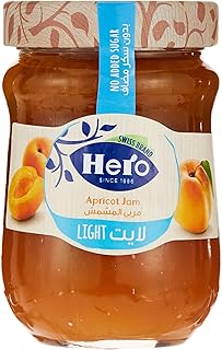 Hero hj203 confiture d'abricots - légère, 320 g