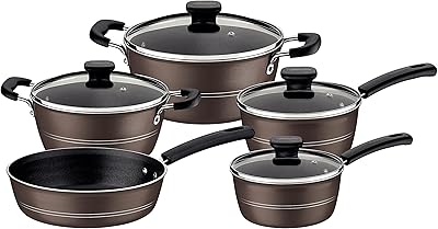 Batterie de cuisine 9 pièces cecilia de tramontina, un ensemble de casseroles et poêles avec un revêtement antiadhésif 5 fois plus résistant. DIAYTAR COTE D'IVOIRE est une boutique en ligne généraliste qui propose plus de 300 000 références de produits. Elle est reconnue comme l'une des boutiques leaders en Côte d'Ivoire en raison de sa grande variété de produits et de son service de qualité. Elle offre une expérience d'achat en ligne conviviale et sécurisée.