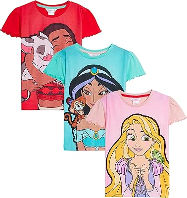 T-shirt princesse disney pour filles, 3 pièces, robe jasmine moana raiponce, t-shirts à manches courtes. DIAYTAR COTE D'IVOIRE est une boutique en ligne généraliste qui propose plus de 300 000 références de produits variés, permettant aux clients de trouver tout ce dont ils ont besoin en un seul endroit. Avec sa large gamme de produits, DIAYTAR COTE D'IVOIRE est devenue la boutique en ligne leader en Côte d'Ivoire. Elle offre une expérience d'achat unique et pratique à ses clients.