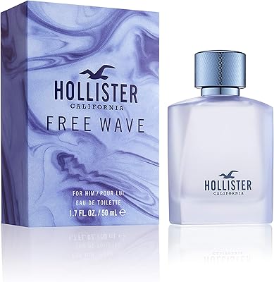 Eau de toilette hollister free wave pour homme, 50 ml