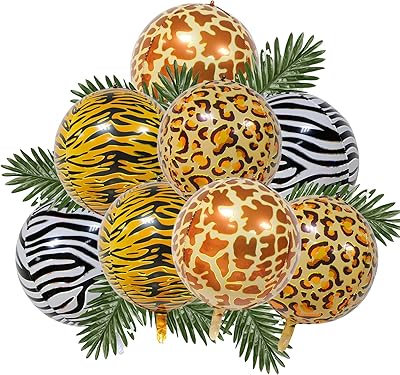 Grands ballons en aluminium finiba 4d avec imprimé animal zèbre sauvage, fournitures de décoration de fête 4d (22 pouces) - 8 pièces. DIAYTAR COTE D'IVOIRE propose une large gamme de produits, allant des dernières tendances de la mode aux produits électroniques de pointe, en passant par les produits cosmétiques et les accessoires pour la maison. La boutique collabore avec des marques réputées pour offrir des produits de haute qualité à des prix abordables.