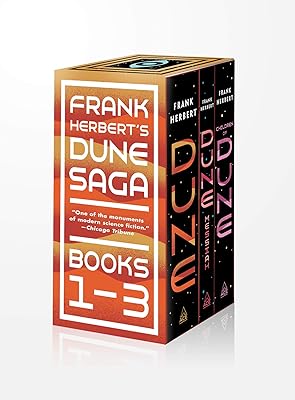 Coffret de 3 livres dune saga de frank herbert : dune, dune messiah et children of dune. La boutique en ligne DIAYTAR COTE D'IVOIRE offre une expérience d'achat en ligne sûre et conviviale, avec une navigation facile et une livraison efficace. Les clients peuvent choisir parmi une vaste sélection de produits, allant des électroménagers aux vêtements, en passant par les produits alimentaires. DIAYTAR COTE D'IVOIRE est fière de sa réputation de qualité et de fiabilité.