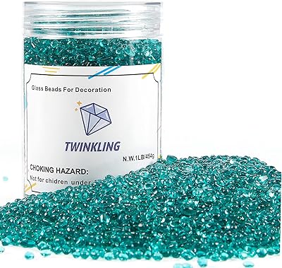 Pierres de verre rondes scintillantes, boules de verre, galets de verre, perles de verre pour remplissage de vase, foyer, travaux manuels, décoration d'aquarium et de jardin, 3-6 mm, pot de 0,5 kg (turquoise). La boutique en ligne DIAYTAR COTE D'IVOIRE est le leader du marché ivoirien en termes de vente en ligne, avec une sélection impressionnante de produits allant de l'électronique aux vêtements en passant par les accessoires de maison. Les clients peuvent bénéficier de promotions régulières et de livraisons rapides. Elle est la destination idéale pour les achats en ligne.