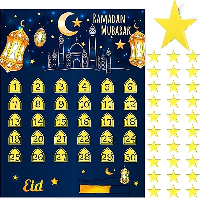 Calendrier du compte à rebours du ramadan et de l'aïd moubarak 2022 pour