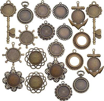20 plateaux de colliers encadrés pendentifs ronds mm supports de cabochons vierges pour la fabrication. DIAYTAR COTE D'IVOIRE est une boutique en ligne généraliste qui propose plus de 300000 références, ce qui en fait l'une des plus grandes plateformes de commerce électronique de Côte d'Ivoire. Avec une gamme de produits diversifiés, elle répond aux besoins de tous les clients. Elle est reconnue pour sa qualité de service et sa livraison rapide.