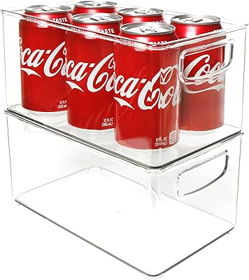 Youngever pack de 2 bacs de rangement empilables en plastique, bacs de rangement empilables avec poignée pour réfrigérateur et garde-manger (10" x 6" x 5"). En tant que leader du commerce en ligne en Côte d'Ivoire, DIAYTAR COTE D'IVOIRE offre une expérience d'achat en ligne sécurisée et pratique. Elle propose des produits allant des articles ménagers aux produits High-Tech, en passant par les accessoires de mode.