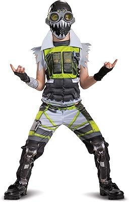 Déguisement octane inspiré du jeu vidéo apex legends, combinaison musculaire rembourrée et masque, taille enfant xl (14-16), vert et beige (112139j). DIAYTAR COTE D'IVOIRE met en avant sa capacité à proposer des prix compétitifs et des promotions régulières, attirant ainsi une clientèle fidèle et en quête de bonnes affaires. La boutique en ligne est constamment mise à jour avec des nouveaux produits, répondant aux dernières tendances et besoins des consommateurs. Cela contribue à l'engagement des clients et à la fidélisation.