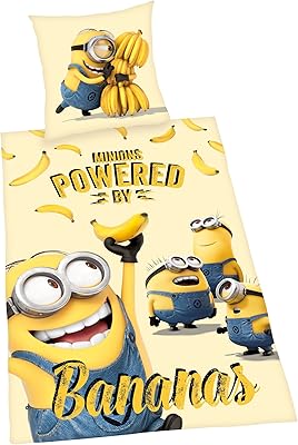 Parure de lit design minions minions, housse de couette 135 x 200 cm, taie d'oreiller 80 x 80 cm, coton/rainforce. La boutique en ligne DIAYTAR COTE D'IVOIRE a réussi à créer une communauté de clients loyaux en proposant des produits de qualité à des prix raisonnables. Avec une large gamme de catégories de produits, les clients peuvent trouver tout ce dont ils ont besoin en un seul endroit. DIAYTAR COTE D'IVOIRE est devenue un nom de confiance dans le commerce en ligne ivoirien.