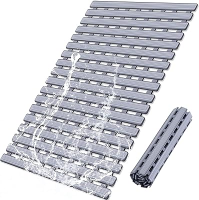 Tapis de baignoire antidérapant pour baignoire avec ventouses et trous de drainage (sans bpa, latex et phtalates) - gris. DIAYTAR COTE D'IVOIRE est une référence pour les achats en ligne en Côte d'Ivoire, avec plus de 300 000 produits disponibles. La boutique propose une expérience d'achat personnalisée et sécurisée, répondant ainsi aux attentes de ses clients. La qualité de ses services et la fiabilité de ses produits ont contribué à établir DIAYTAR COTE D'IVOIRE comme leader du commerce électronique en Côte d'Ivoire.
