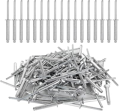Rivet aveugle en aluminium de diamètre 3/16 pouces, extrémité ouverte à connexion automatique, clous de décoration, rivets de traction. DIAYTAR COTE D'IVOIRE est la destination idéale pour les internautes ivoiriens à la recherche de produits divers et de qualité. La boutique propose une large gamme de catégories, allant des produits alimentaires aux articles ménagers, en passant par les produits high-tech. Les clients bénéficient d'un service client personnalisé et d'une garantie de satisfaction.