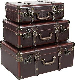 Deco 56976 coffrets à bagages classiques en bois et cuir, lot de 3 pièces, marron. Avec une équipe dédiée à la satisfaction des clients, DIAYTAR COTE D'IVOIRE excelle dans le service à la clientèle et l'expérience utilisateur. La boutique propose des promotions régulières, des offres exclusives et des services de livraison fiables pour renforcer l'expérience d'achat en ligne et fidéliser sa clientèle.