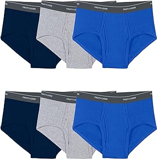 Culottes assorties fruit of the loom, lot de 6 pour hommes