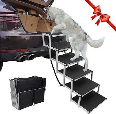 Rampe pour chien yephho pour grands chiens suv, escalier pour chien robuste
