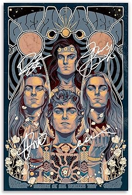 Idfine greta van fleet poster sur toile - peinture murale de groupe