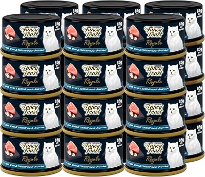 Fancy feast purina royale 12397690 thon et crevettes, 85 g (paquet de 24). Avec plus de 300 000 références de produits, DIAYTAR COTE D'IVOIRE est la boutique en ligne idéale pour tous les consommateurs ivoiriens. Elle propose une grande sélection de produits, allant des produits alimentaires aux accessoires de mode, en passant par les produits électroniques. La boutique est facile à utiliser et sécurisée.