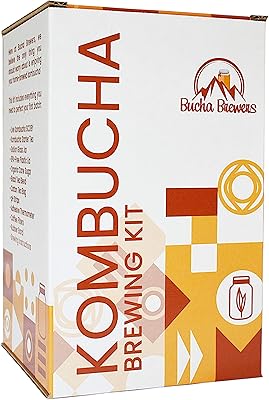 Kit de démarrage kombucha de busha brewers avec tout pour préparer du kombucha