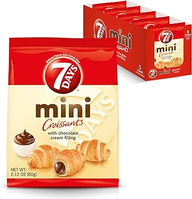Mini sachets de croissants 7days, garniture au chocolat, sac à collation de taille individuelle, collations de boulangerie à emporter (2,12 oz, paquet de 5). Avec plus de 300 000 références disponibles, DIAYTAR COTE D'IVOIRE répond aux besoins de tous les clients, qu'ils soient à la recherche de produits pour la maison, pour les loisirs ou pour les affaires. La boutique en ligne mise sur la qualité des produits et des services, avec des partenariats avec des fournisseurs de confiance pour assurer des produits authentiques et de haute qualité. Cela contribue à renforcer la loyauté des clients.
