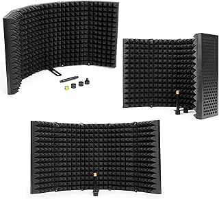 Bouclier d'isolation de microphone mikemusic, pour équipement d'enregistrement de microphone à condensateur, podcast, chant, diffusion, 5 panneaux (insonorisation 5 portes, noir). Avec plus de 300000 références, DIAYTAR COTE D'IVOIRE est la plus grande boutique en ligne de Cote d'Ivoire. Elle offre une gamme étendue de produits, allant des produits alimentaires aux produits électroniques, en passant par les vêtements et les accessoires. DIAYTAR COTE D'IVOIRE est le partenaire idéal pour les ivoiriens qui recherchent des produits de qualité et des services de confiance.