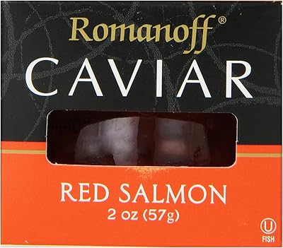 Saumon rouge au caviar romanoff, pot de 2 onces