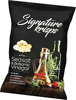 Croustilles signature chips, sel marin et vinaigre balsamique, 120g