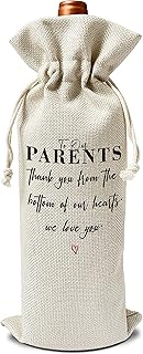 Sacs cadeaux de vin pour parents à nos parents merci aux cadeau