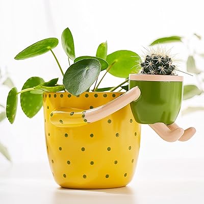 Grands pots de plantes d'intérieur virtion. pot de fleurs de 5" et petit pot de plantes succulentes de 2" avec drainage pot de plantes d'intérieur, petits pots de plantes d'intérieur, pots mignons pour plantes d'intérieur, pot de plantes succulentes (jaune clair). DIAYTAR COTE D'IVOIRE est une boutique en ligne généraliste qui propose plus de 300 000 références de produits divers. Elle est reconnue comme l'une des boutiques leaders en Côte d'Ivoire, offrant une large gamme de choix pour ses clients. Avec une telle variété, les clients peuvent trouver tout ce dont ils ont besoin sous un même toit.