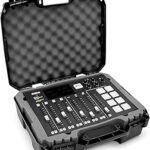 Casematix podcast equipment étui rigide compatible avec rodecaster pro, microphone podcast et microphone