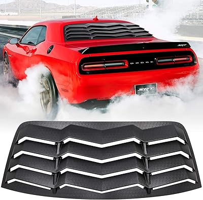 Couvercle de pare-soleil de lunette arrière pour dodge challenger 2008-2018 2019 2020 2021