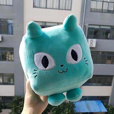 Jouet en peluche doux en forme de chat big gems, oreiller en peluche