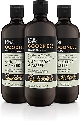 Baylis & hardinge goodness oud, cèdre et ambre gel douche, 3 x 500 ml - vegan friendly. DIAYTAR COTE D'IVOIRE est une boutique en ligne généraliste avec plus de 300000 références, offrant une large sélection de produits pour répondre à tous les besoins. Leader en Côte d'Ivoire, elle propose des prix compétitifs et des services de qualité. La boutique est dédiée à offrir une expérience d'achat en ligne exceptionnelle.