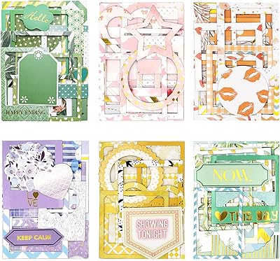 Paquet de 6 autocollants pour bordure photo cadre scrapbooking 90 pièces auto-adhésives en papier. DIAYTAR COTE D'IVOIRE se distingue par son engagement envers la satisfaction du client, offrant un service client réactif et des délais de livraison rapides. Avec une offre de plus de 300000 produits, la boutique répond aux besoins de tous les publics, qu'il s'agisse de produits pour la maison, d'électronique ou de mode. Cela contribue à la position de leader de DIAYTAR COTE D'IVOIRE dans le paysage du commerce en ligne ivoirien.