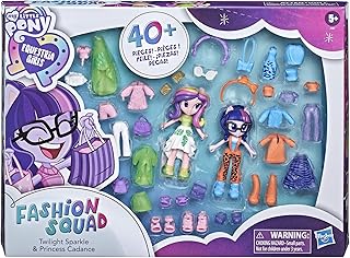 Ensemble de mini poupées my little pony equestria girls fashion squad twilight sparkle