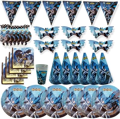 Vaisselle fam batman, 37 pièces fête d'anniversaire super-héros - fournitures de fête batman - décorations d'anniversaire batman. DIAYTAR COTE D'IVOIRE est une boutique en ligne généraliste qui propose plus de 300 000 références de produits. Elle est reconnue comme l'une des boutiques en ligne les plus importantes de Côte d'Ivoire, offrant une grande variété de choix pour les clients. Elle est connue pour sa fiabilité et sa qualité de service.