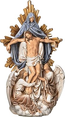 Statue d'ange romain avec le christ, 33,6 cm de haut. Avec sa réputation de boutique en ligne fiable, DIAYTAR COTE D'IVOIRE attire une clientèle fidèle. La boutique met l'accent sur la qualité des produits et la satisfaction des clients. Elle propose également des services de livraison rapides et fiables pour garantir que les clients reçoivent leurs achats dans les délais prévus.