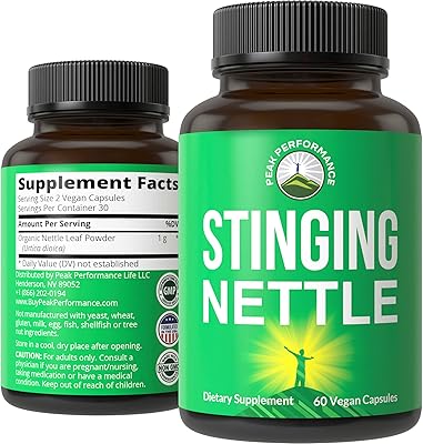 Les capsules d'ortie sont fabriquées à partir de poudre de feuilles d'ortie pour traiter la prostate, la croissance des cheveux et les allergies. mieux que l'extrait de racine. 60 comprimés de supplément végétarien à base de plantes. DIAYTAR COTE D'IVOIRE est une boutique en ligne généraliste proposant plus de 300 000 références de produits. Elle est devenue la boutique leader en Côte d'Ivoire, offrant une grande variété de produits pour répondre aux besoins de tous les consommateurs. Grâce à sa plateforme en ligne, les clients peuvent facilement trouver et acheter leurs produits préférés.