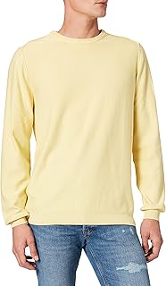 Pull camel active h-pullover 1/1 bras pour hommes, bleu, taille m