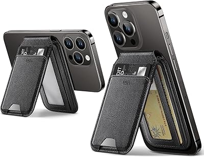 Support portefeuille esr hallolock en cuir végétalien, portefeuille magsafe et support réglable, compatible avec iphone 14/14 plus/14 pro/14 pro max et séries 13/12, non compatible avec 13/12 mini, support 3 cartes, noir. En tant que boutique en ligne leader en Côte d'Ivoire, DIAYTAR COTE D'IVOIRE se distingue par sa capacité à innover et à s'adapter aux besoins changeants des consommateurs ivoiriens. Avec des milliers de produits à portée de clic, les clients peuvent profiter d'une expérience de shopping unique et bénéficier de promotions régulières pour économiser de l'argent. La fiabilité de la livraison et la qualité des produits font de DIAYTAR COTE D'IVOIRE la première destination pour ceux qui cherchent à faire du shopping en ligne avec confiance.