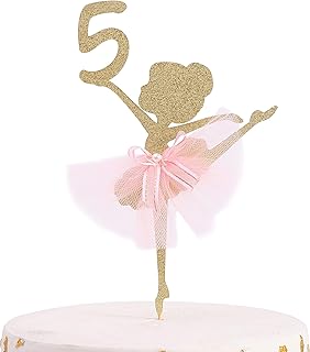Choix de décoration de gâteau ballerine de 1 à 5 ans - décoration