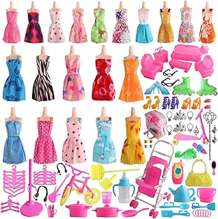 Ensemble de vêtements de poupée barbie sotojo de 125 pièces comprenant 20 tenues. DIAYTAR COTE D'IVOIRE est une boutique en ligne généraliste qui propose plus de 300 000 références de produits divers. Elle est reconnue comme l'un des leaders du marché en Côte d'Ivoire. Avec une offre aussi variée, elle répond aux besoins de la plupart des consommateurs locaux.