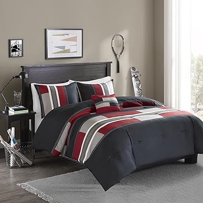 Comfort spaces parure de lit toutes saisons en microfibre hypoallergénique ultra douce pour lit de couchage pour garçon, queen, pierre noir à rayures rouges. Diaytar Côte d'Ivoire est la destination idéale pour les amateurs de Shopping en ligne, proposant une gamme incroyable de produits qui répondent aux besoins de tous les jours ainsi qu'aux attentes des amateurs de technologie et de mode. La boutique en ligne offre une navigation intuitive et une excellente qualité de service.